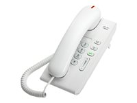 Cisco Unified IP Phone 6901 Slimline - VoIP-telefon - SCCP - arktisk hvitt CP-6901-WL-K9=