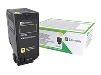 Lexmark - Gul - original - tonerpatron LCCP, Lexmark Corporate - for Lexmark CS720de, CS720dte, CS725de, CS725dte, CX725de, CX725dhe, CX725dthe 74C2SYE