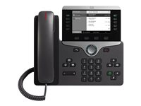 Cisco IP Phone 8811 - VoIP-telefon - SIP, RTCP, RTP, SRTP, SDP - 5 linjer CP-8811-K9=