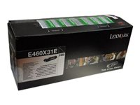 Lexmark - Ekstra høy ytelse - svart - original - tonerpatron - for Lexmark E460dn, E460dtn, E460dtw, E460dw E460X31E