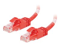 C2G Cat6 Booted Unshielded (UTP) Network Patch Cable - Koblingskabel - RJ-45 (hann) til RJ-45 (hann) - 7 m - UTP - CAT 6 - formstøpt, uten hindringer, flertrådet - rød 83451