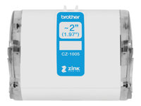 Brother CZ-1005 - Rull (5 cm x 5 m) 1 rull(er) sammenhengende etiketter - for Brother VC-500W CZ1005