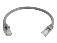 C2G Cat5e Booted Unshielded (UTP) Network Patch Cable - Koblingskabel - RJ-45 (hann) til RJ-45 (hann) - 1.5 m - UTP - CAT 5e - formstøpt, uten hindringer, flertrådet - grå 83142