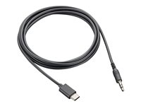 Poly - USB-C til hodetelefons-jakkadapter - 24 pin USB-C hann til mini-phone stereo 3.5 mm hann 9C6M4AA
