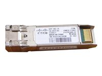 Cisco - SFP+ transceivermodul - 10GbE - 10GBase-SR - LC/PC-multimodus - opp til 400 m - 850 nm SFP-10G-SR-S=