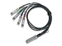 NVIDIA - 100GBase-CU til 25GBase-CU direktekoblet splitterkabel - QSFP28 (hann) til SFP28 (hann) - 2 m - 4.5 mm - halogenfri, passiv 980-9I48B-00C002