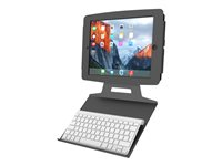 Compulocks Universal Keyboard Tray VESA Compatible - Monteringskomponent (tastaturbakke) - svart - monteringsgrensesnitt: 100 x 100 mm - veggmonterbar, stativmonterbar, innkapsling - for Compulocks BrandMe VESA Brandable Floor Stand For Tablets, Space BrandMe Floor Stand UKBTRAYB