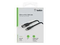 Belkin BoostCharge - USB-kabel - Micro-USB type B (hann) til USB (hann) - 1 m - svart CAB007BT1MBK