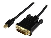 StarTech.com 6 ft Mini DisplayPort to DVI Active Adapter Converter Cable - 6ft (1.8m) Active mDP to DVI Cable for PC - 1920x1200 - Black (MDP2DVIMM6BS) - DisplayPort-kabel - Mini DisplayPort (hann) til DVI-D (hann) - 1.8 m - aktiv - svart MDP2DVIMM6BS