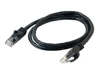 C2G Cat6 Booted Unshielded (UTP) Network Patch Cable - Koblingskabel - RJ-45 (hann) til RJ-45 (hann) - 30 m - UTP - CAT 6 - formstøpt, uten hindringer, flertrådet - svart 83415