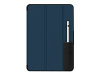 OtterBox Symmetry Series Folio - Lommebok for nettbrett - polykarbonat, syntetisk gummi - kystaften - for Apple 10.2-inch iPad (7. generasjon, 8. generasjon, 9. generasjon) 77-62046