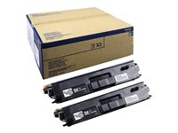 Brother TN900BK - 2-pack - svart - original - tonerpatron - for Brother HL-L9200CDWT, HL-L9300CDWT, HL-L9300CDWTT, MFC-L9550CDW, MFC-L9550CDWT TN900BKTWIN