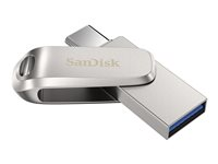 SanDisk Ultra Dual Drive Luxe - USB-flashstasjon - 32 GB - USB 3.1 Gen 1 / USB-C SDDDC4-032G-G46