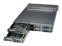 Supermicro BigTwin SuperServer 621BT-HNTR - rackmonterbar ingen CPU - 0 GB - uten HDD SYS-621BT-HNTR