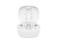 Belkin SoundForm Motion - True wireless-hodetelefoner med mikrofon - i øret - Bluetooth - aktiv støydemping - lydisolerende - hvit AUC010BTWH