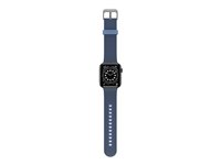 OtterBox All Day Comfort - Bånd for smart armbåndsur - 42/44/45 mm - babyblå jeans - for Apple Watch Hermès Series 9, Series 10, Series 8, Series 9, Ultra, Ultra 2 77-93659