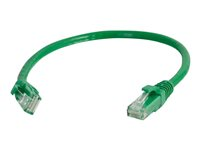 C2G Cat6 Booted Unshielded (UTP) Network Patch Cable - Koblingskabel - RJ-45 (hann) til RJ-45 (hann) - 1 m - UTP - CAT 6 - formstøpt, uten hindringer, flertrådet - grønn 83426