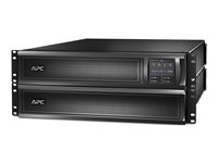 APC Smart-UPS X 2200 Rack/Tower LCD - UPS (rackmonterbar/ekstern) - AC 230 V - 1980 watt - 2200 VA - Ethernet 10/100, RS-232, USB - utgangskontakter: 9 - 2U - svart - med APC UPS Network Management Card - for P/N: AR3003, AR3003SP, AR3006, AR3006SP, AR3103, AR3103SP, AR3106, AR3106SP, AR9300SP SMX2200R2HVNC