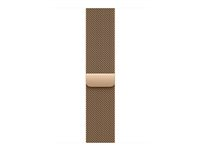 Apple - Sløyfe for smart armbåndsur - 46mm - S/M-størrelse - gull MC7K4ZM/A