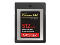 SanDisk Extreme Pro - flashminnekort - 512 GB - CFexpress SDCFE-512G-GN4NN