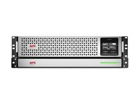 APC Smart-UPS On-Line Li-Ion 1000VA - UPS (rackmonterbar/ekstern) - AC 230 V - 900 watt - 1000 VA - RS-232, USB - utgangskontakter: 8 - svart SRTL1000RMXLI