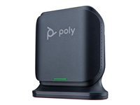 Poly Rove B2 - Trådløs telefonbasestasjon / VoIP telefonbasestasjon med anrops-ID/samtale venter - DECT - treveis anropskapasitet - SIP, SIP v2, RTCP, RTP, SDP, SIP over TLS, SIP over TCP, SIP over UDP - svart 8J8W3AA#ABB