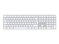 Apple Magic Keyboard with Touch ID and Numeric Keypad - Tastatur - trådløs - Bluetooth, USB-C - QWERTY - Storbritannia MK2C3B/A