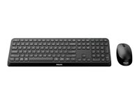 Philips 4000 series SPT6407B - Tastatur- og mussett - trådløs - 2.4 GHz, Bluetooth 3.0, Bluetooth 5.0 - QWERTY SPT6407B/21