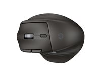 HP 785M - Mus - høyrehendt - optisk - 6 knapper - trådløs - Bluetooth, 2.4 GHz - USB trådløs mottaker - svart B8YX4AA#ABB
