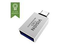 Vision - USB-adapter - 24 pin USB-C (hann) til USB-type A (hunn) - USB 3.1 Gen 2 - hvit TC-USBC3A