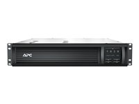 APC Smart-UPS 750VA LCD RM - UPS (kan monteres i rack) - AC 230 V - 500 watt - 750 VA - Ethernet, RS-232, USB - utgangskontakter: 6 - 2U - svart - for P/N: AR3103SP, AR3106SP, AR4024SP, AR4024SPX429, AR4024SPX431, AR4024SPX432, NBWL0356A SMT750RMI2UC