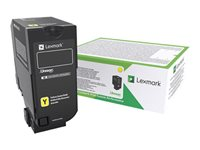 Lexmark - Høy ytelse - gul - original - tonerpatron LCCP, Lexmark Corporate - for Lexmark CS725de, CS725dte 74C2HYE
