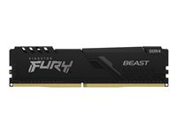 Kingston FURY Beast - DDR5 - modul - 32 GB - DIMM 288-pin - 6000 MHz / PC5-48000 - CL30 - 1.4 V - ikke-bufret - on-die ECC - svart KF560C30BBE-32