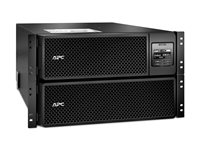 APC Smart-UPS SRT 10000VA RM - UPS (kan monteres i rack) - AC 230 V - 10 kW - 10000 VA - Ethernet 10/100, USB - utgangskontakter: 14 - 6U - svart - for P/N: AR2487G, AR3100W, AR3105SP, AR3105W, AR3155W, AR3305W, AR3355SP, AR3355W, NBWL0356A SRT10KRMXLI