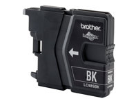 Brother LC985BK - Svart - original - blister med lyd-/elektromagnetisk alarm - blekkpatron - for Brother DCP-J125, DCP-J140, DCP-J315, DCP-J515, MFC-J220, MFC-J265, MFC-J410, MFC-J415 LC985BKBPDR