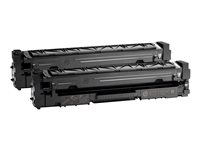 HP 201X - 2-pack - Høy ytelse - svart - original - LaserJet - tonerpatron (CF400XD) - for Color LaserJet Pro M252dn, M252dw, M252n, MFP M277c6, MFP M277dw, MFP M277n CF400XD