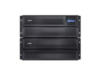 APC Smart-UPS X 3000 Rack/Tower LCD - UPS (rackmonterbar/ekstern) - AC 120 V - 2700 watt - 3000 VA - RS-232, USB - utgangskontakter: 10 - 4U - Canada, USA - svart - for P/N: SCL500RM1UC, SCL500RM1UNC, SMTL1000RM2UC, SMTL750RM2UC, SMX2000LVUS, SMX3000HVTUS SMX3000LV