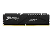 Kingston FURY Beast - DDR5 - sett - 32 GB: 2 x 16 GB - DIMM 288-pin - 4800 MHz / PC5-38400 - CL38 - 1.1 V - ikke-bufret - on-die ECC KF548C38BBK2-32