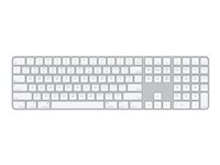 Apple Magic Keyboard with Touch ID and Numeric Keypad - Tastatur - trådløs - Bluetooth, USB-C - Svensk MK2C3S/A