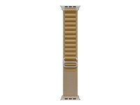 Apple - Sløyfe for smart armbåndsur - 49 mm, naturlig titanfinish - Liten størrelse - gyllenbrun MXN13ZM/A