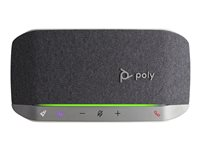 Poly Sync 20 - Smart høyttalertelefon - Bluetooth - kablet, trådløs - USB-A - sølv - Certified for Microsoft Teams 772C8AA