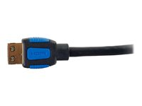 C2G 6ft HDMI Cable with Gripping Connectors - High Speed 4K HDMI Cable - 4K 60Hz - M/M - HDMI-kabel med Ethernet - HDMI hann til HDMI hann - 1.83 m - dobbeltisolert - svart - 4K-støtte 29677