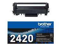 Brother TN2420 - Høy ytelse - svart - original - tonerpatron - for Brother DCP-L2510, L2530, L2537, L2550, HL-L2350, L2370, L2375, MFC-L2713, L2730, L2750 TN2420