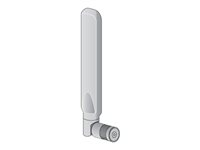 Cisco Indoor Swivel-mount Dipole Antenna - Antenne - 0,5 dBi-gjennomsnitt (for 698 - 960 MHz), 2,2 dBi (for 1710 - 2700 MHz) - for P/N: IR829GW-LTE-LA-KK9, IR829GW-LTE-LA-QK9, IR829GW-LTE-LA-SK9, IR829GW-LTE-LA-ZK9 ANT-4G-DP-IN-TNC=