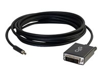 C2G 3m Mini DisplayPort to Single Link DVI-D Adapter Cable M/M - Mini DP to DVI - Black - DisplayPort-kabel - enkeltlenke - Mini DisplayPort (hann) til DVI-D (hann) - 3 m - svart 84336