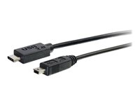 C2G 4m USB 2.0 USB Type C to USB Mini B Cable M/M - USB C Cable Black - USB-kabel - mini-USB type B (hann) til 24 pin USB-C (hann) - USB 2.0 - 4 m - svart 88857