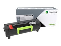 Lexmark - Høy ytelse - svart - original - tonerpatron - for Lexmark MS417dn, MX417de 51B0HA0