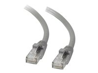 C2G Cat5e Booted Unshielded (UTP) Network Patch Cable - Koblingskabel - RJ-45 (hann) til RJ-45 (hann) - 20 m - UTP - CAT 5e - formstøpt, uten hindringer, flertrådet - grå 83149