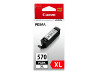 Canon PGI-570PGBK XL - 22 ml - Høy ytelse - svart - original - blekkbeholder - for PIXMA MG5751, MG5752, MG5753, MG6851, MG6852, MG6853, MG7750, MG7751, MG7752, MG7753 0318C001