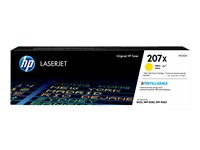 HP 207X - Høy ytelse - gul - original - LaserJet - tonerpatron (W2212X) - for Color LaserJet Pro M255dw, M255nw, MFP M282nw, MFP M283fdn, MFP M283fdw W2212X